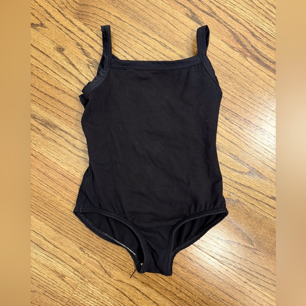 Girls Black Leotard Dance Size 6